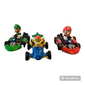 DecoPac Nintendo Super Mario Kart Car Figures Toy Figurines Cake Topper
